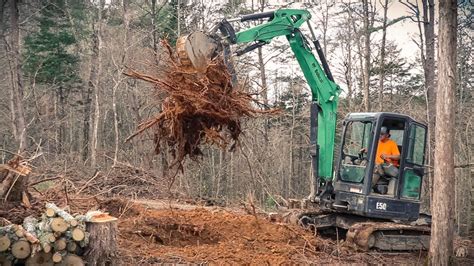 stump size for excavators